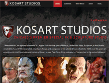 Tablet Screenshot of kosarteffects.com